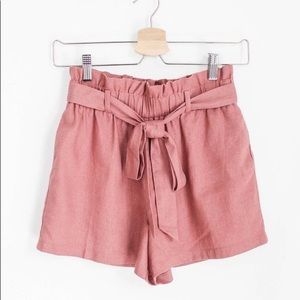 FRANKIE PHOENIX paper bag shorts